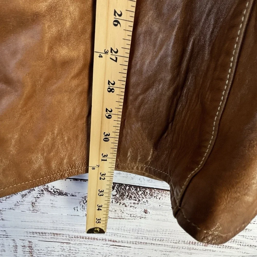 Vintage Leather Jacket Wilsons Leather XL Brown Genuine Leather Pelle Coat